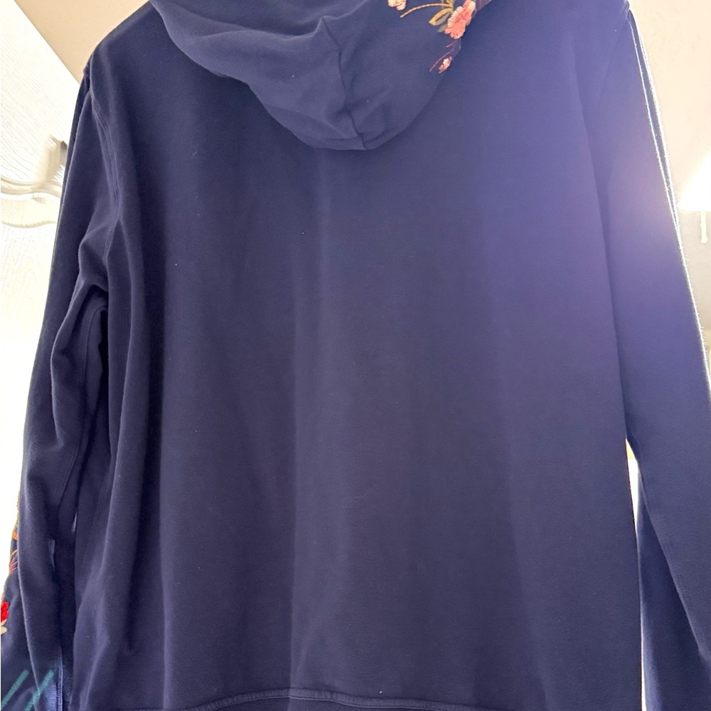 Johnny Was - Floral Shula French Terry Zipup Sweatshirt - Picture 8 of 12
